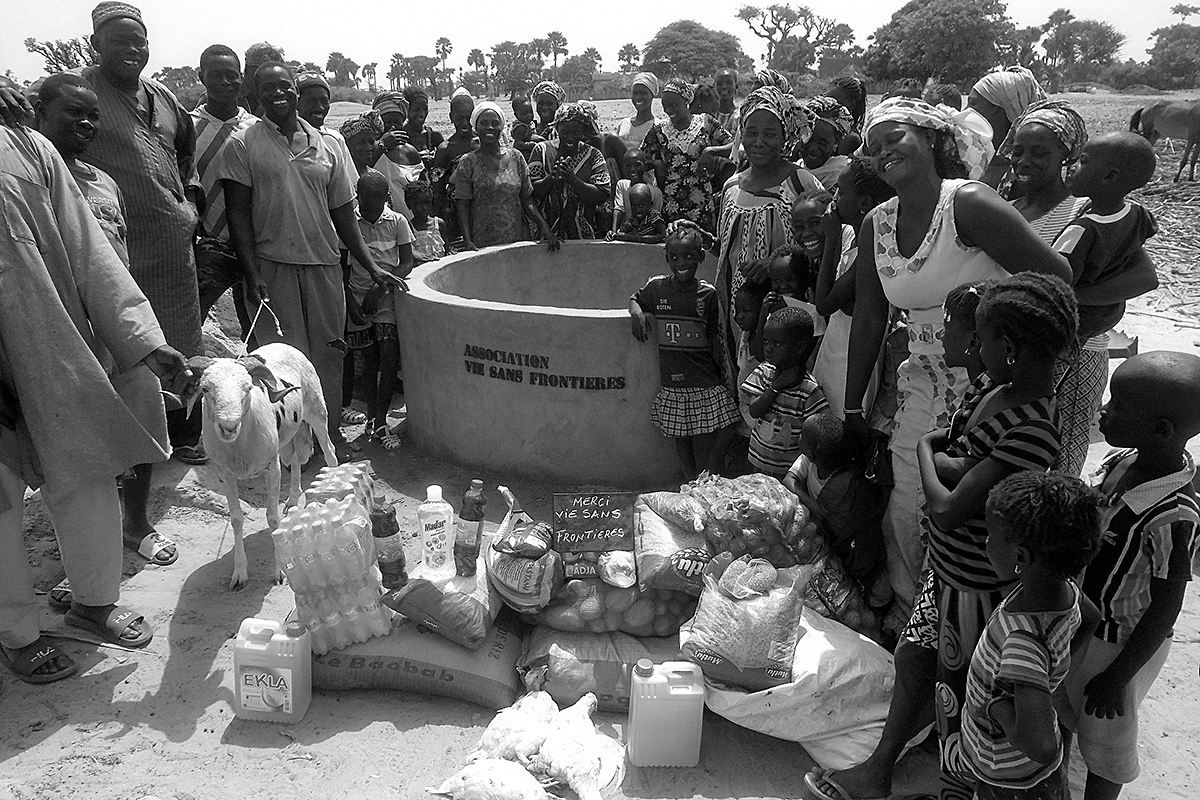 Une aide alimentaire pour des villages au Sénégal